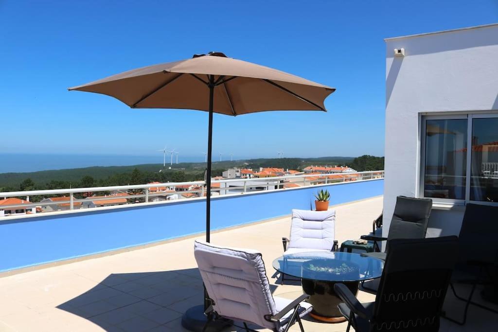 Sitio Penthouse - Big Terrace With Sea View & Bbq Nazaré Exterior foto