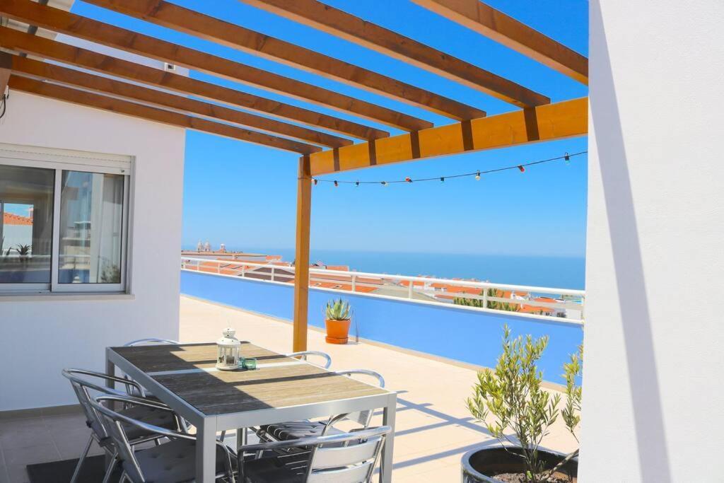 Sitio Penthouse - Big Terrace With Sea View & Bbq Nazaré Exterior foto
