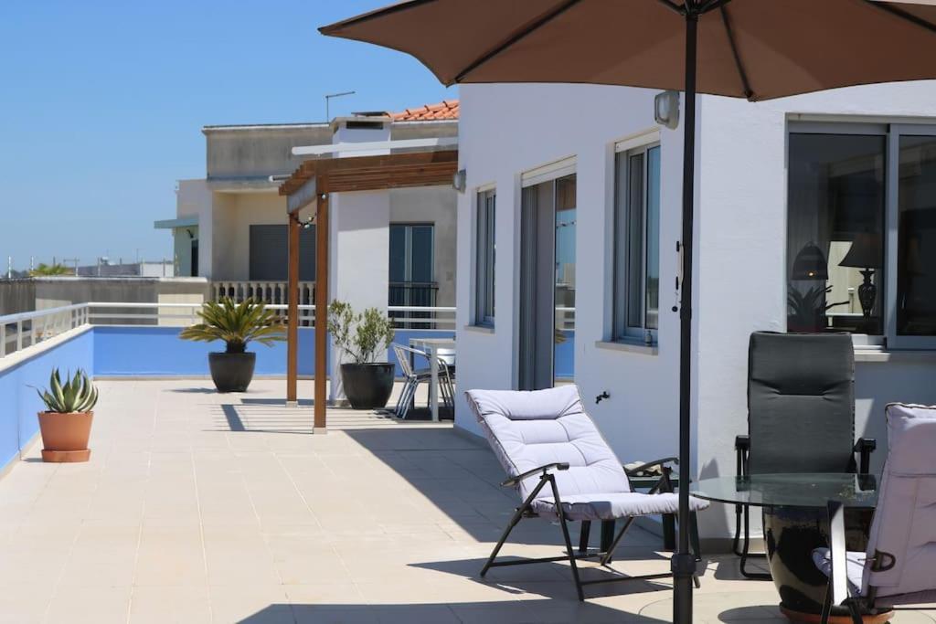Sitio Penthouse - Big Terrace With Sea View & Bbq Nazaré Exterior foto
